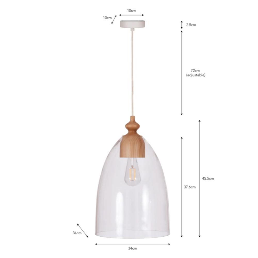 Garden Trading Large Bloomsbury Pendant Light